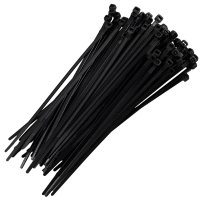 ABRAÇADEIRAS DE NYLON PRETA 200 X 2,5MM